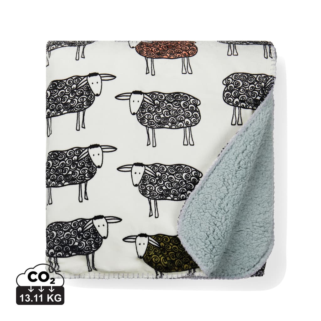 Plaid VINGA Sheep in pile di PET riciclato GRS — Casa e living