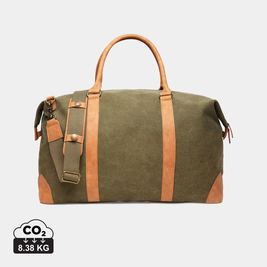 VINGA Bosler RCS recycled canvas duffelbag — Bags & Travel promotional product