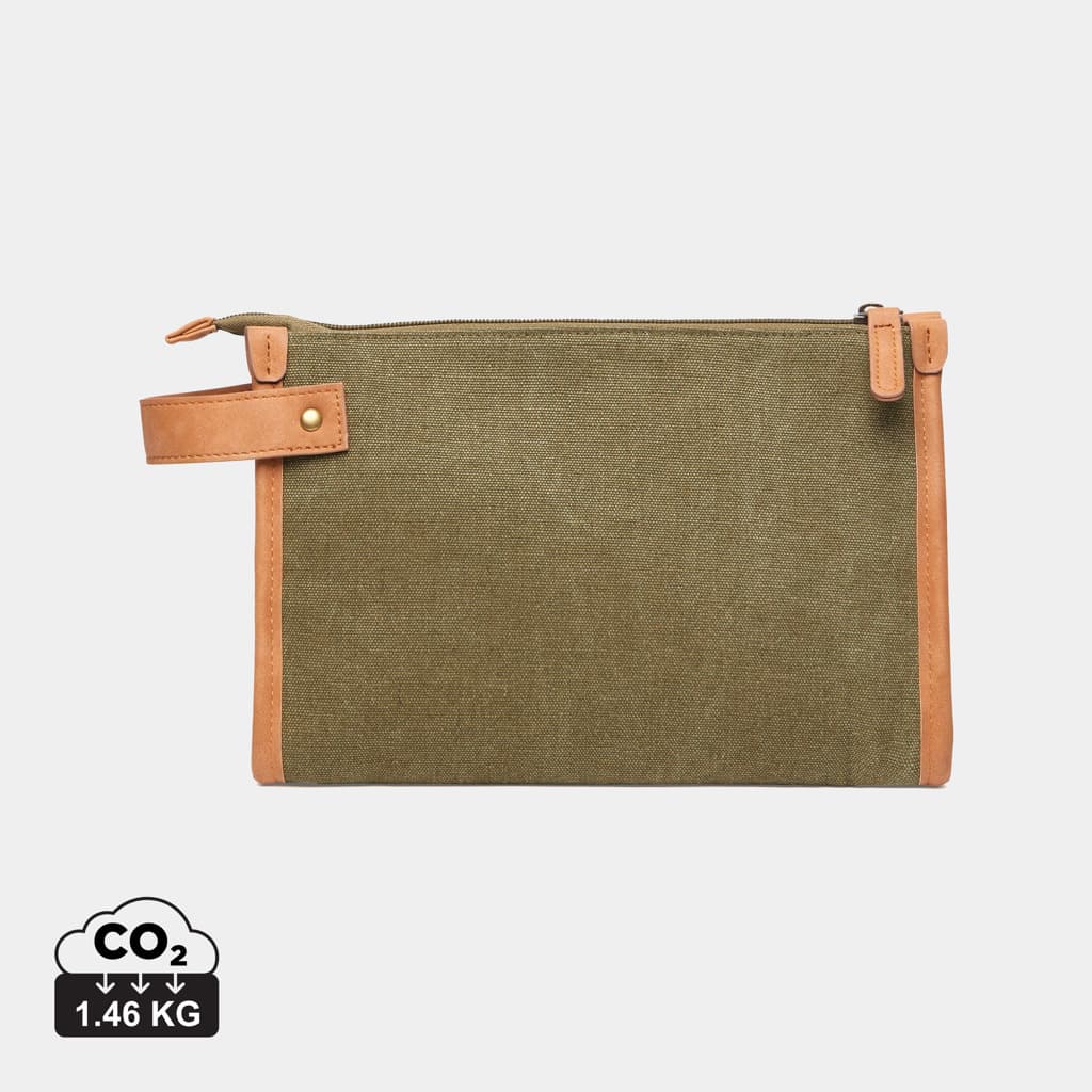 Beauty case VINGA Bosler in canvas riciclato GRS — Borse e viaggio