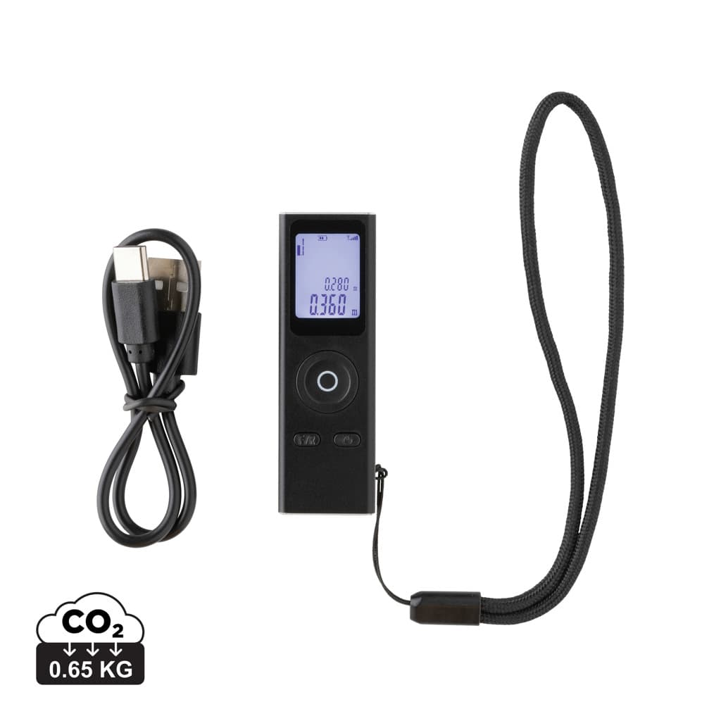 Gear X RCS recycled aluminium 30 metre laser measure — Tools & Torches promotional product