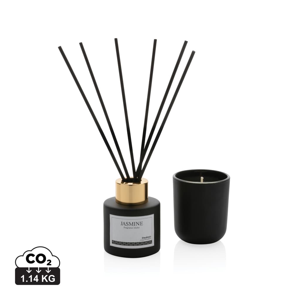 Ukiyo candle and fragrance sticks gift set — Home & Living promotional product