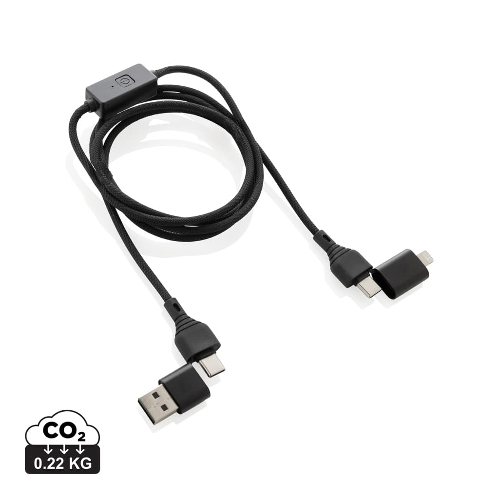 Datalock RCS recycled 60W hacking protection cable — Phone & Tablet accessories promotional product
