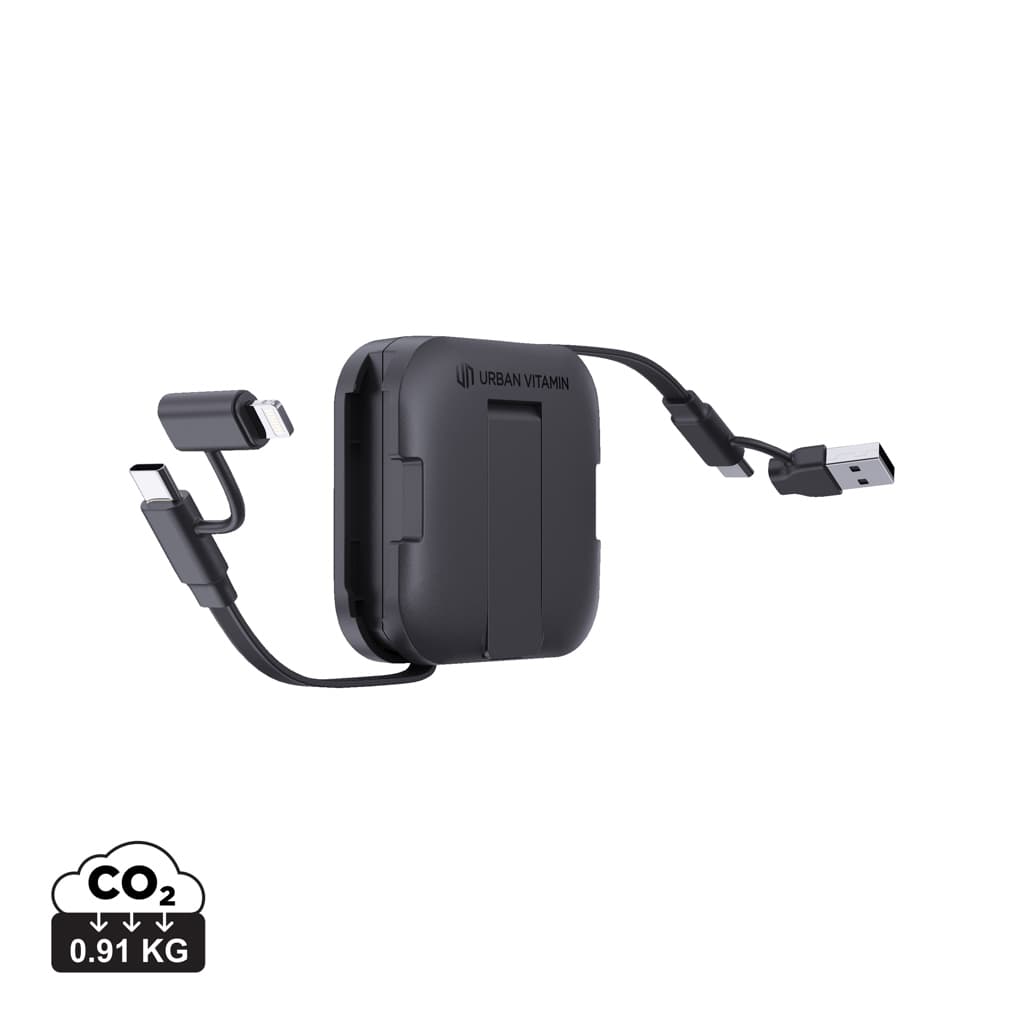Urban Vitamin San Jose 100W stand with retractable cable — Phone & Tablet accessories promotional product