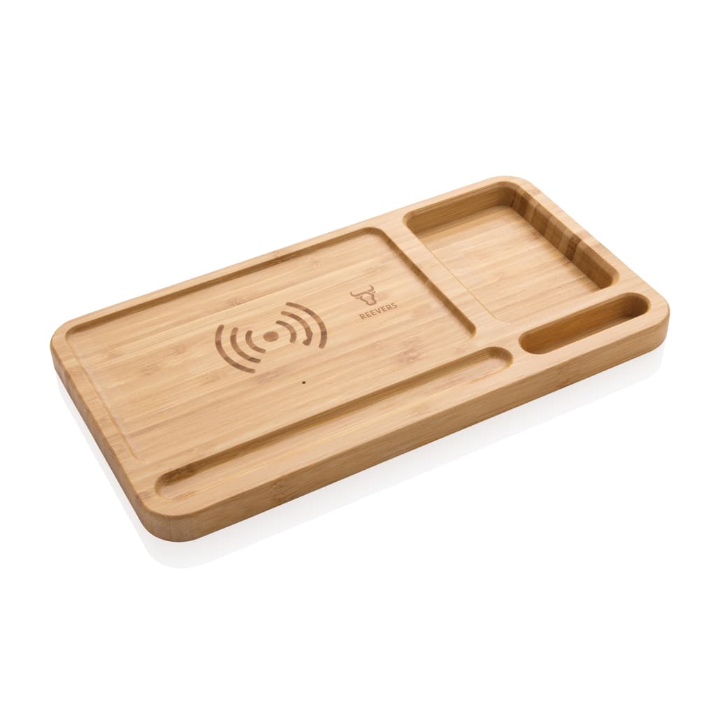 Branded wireless charger gifts for hybrid desks