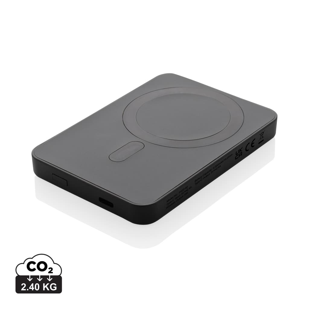 Magnetix магнитна powerbank 5000 mah от рециклирана пластмаса (RCS) — Аксесоари за телефон и таблет