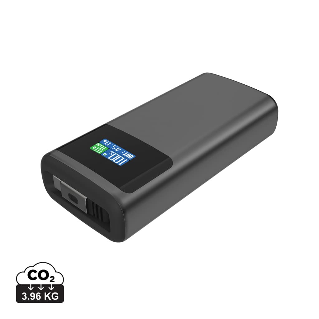 Quantum RCS ultra-fast PD45W 10.000mAh powerbank with screen — Phone & Tablet accessories promotional product