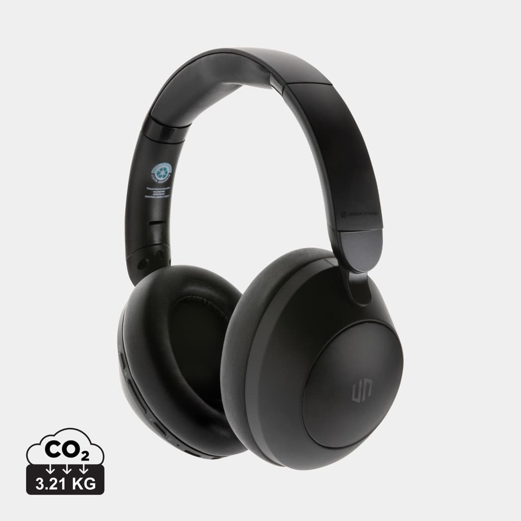 Cuffie ANC Urban Vitamin Cupertino in plastica riciclata RCS — Audio