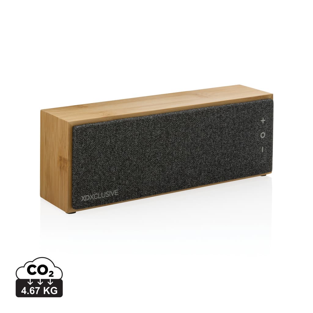 Wynn 10W bamboo wireless speaker — Audio promotional product