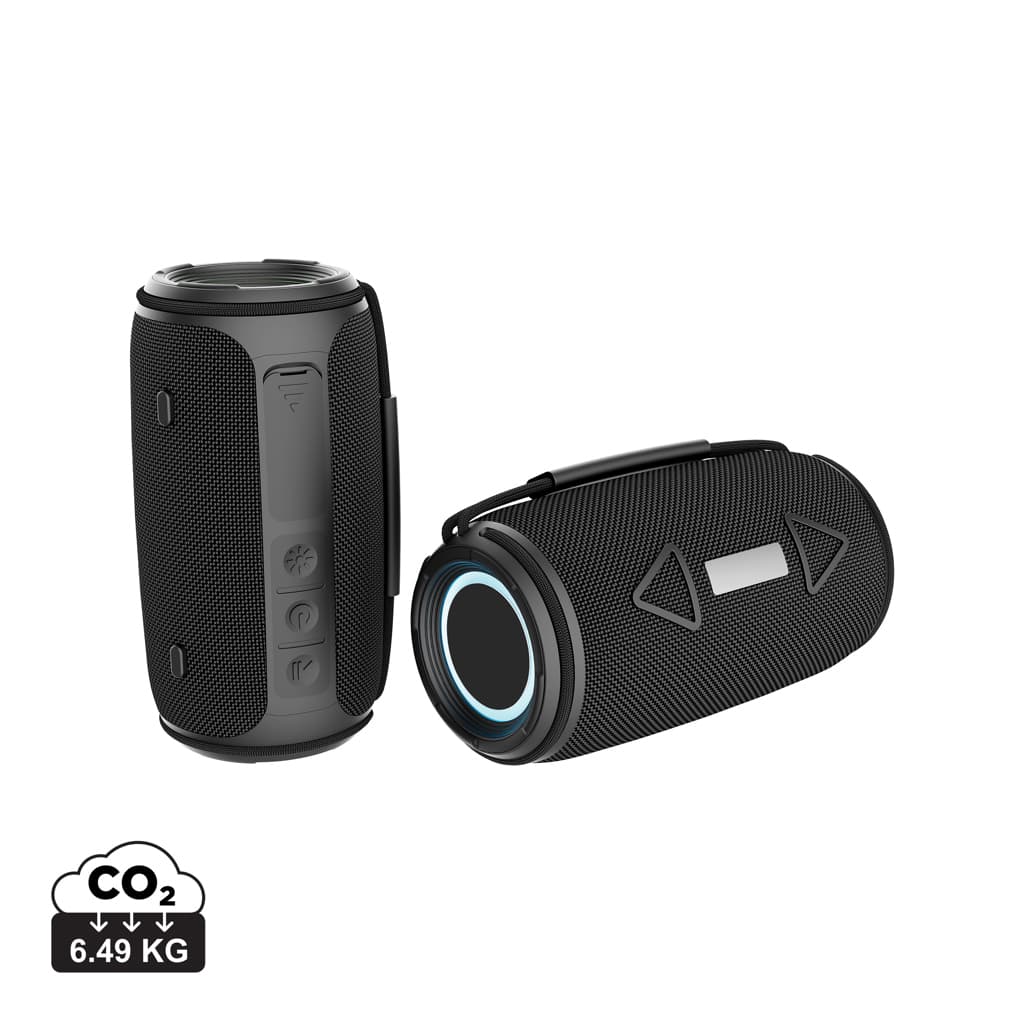 Prisma RCS recycled plastic IPX 4 waterpoof 16W speaker — Audio promotional product