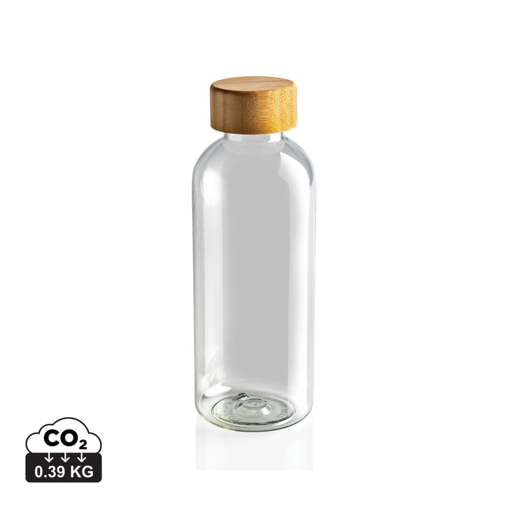 RCS RPET bottle with bamboo lid — Drinkware promotional product