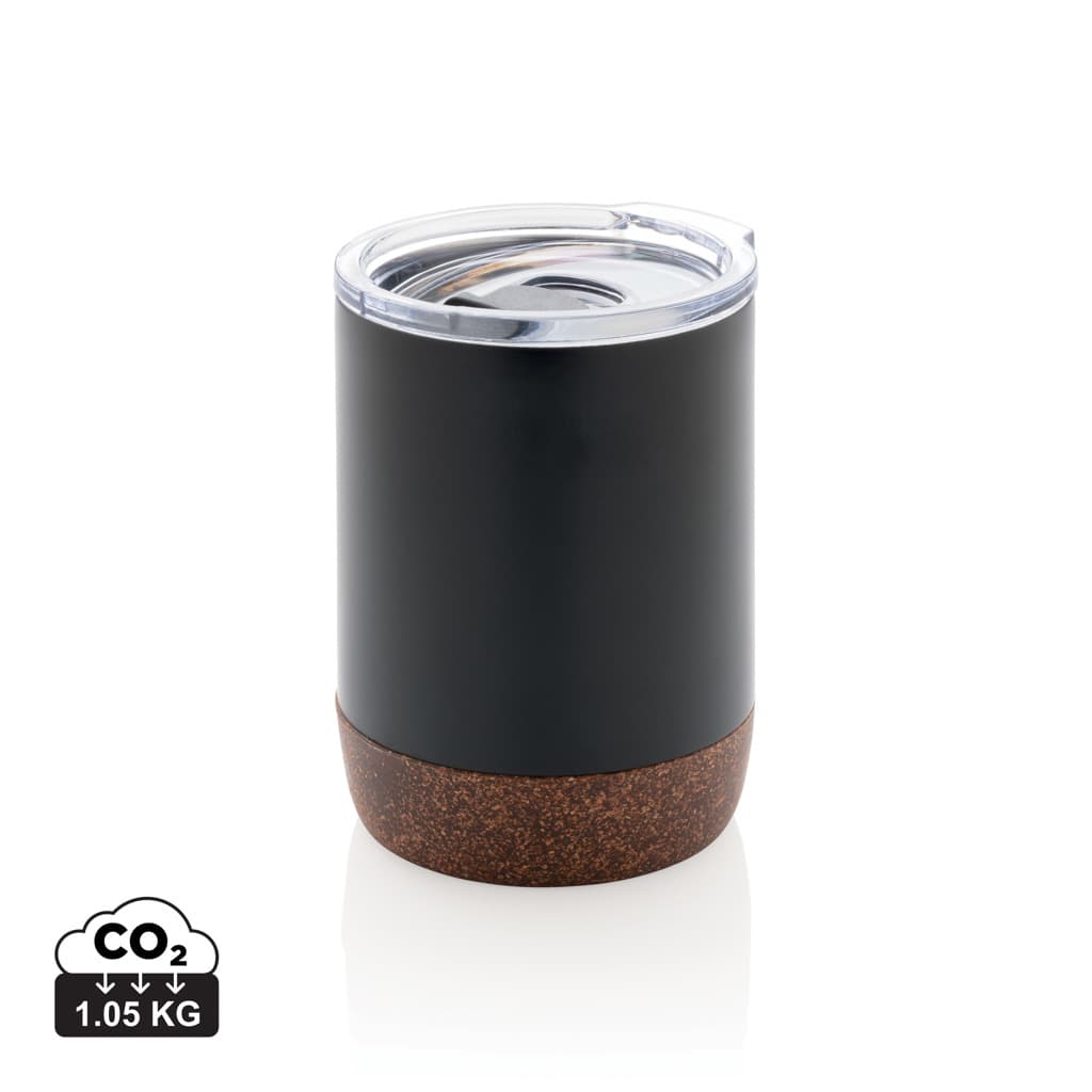 RCS Re-steel cork small vacuum coffee mug — Drinkware promotional product