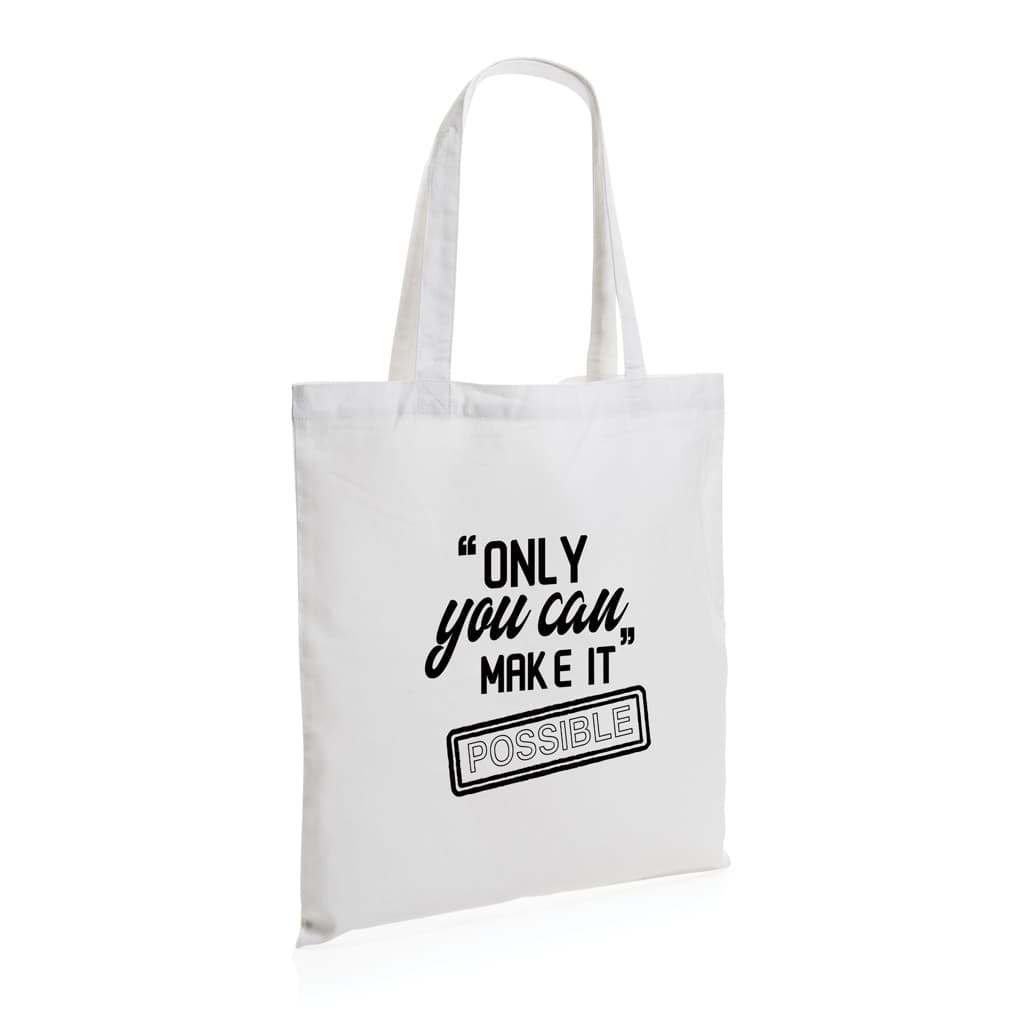 Branded tote bag gifts for company events