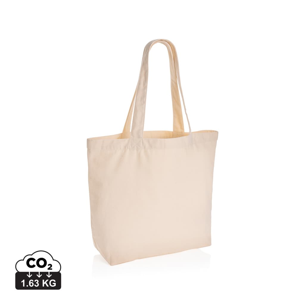 Impact Aware™ 240 gsm rcanvas shopper w/pocket undyed — Bags & Travel promotional product