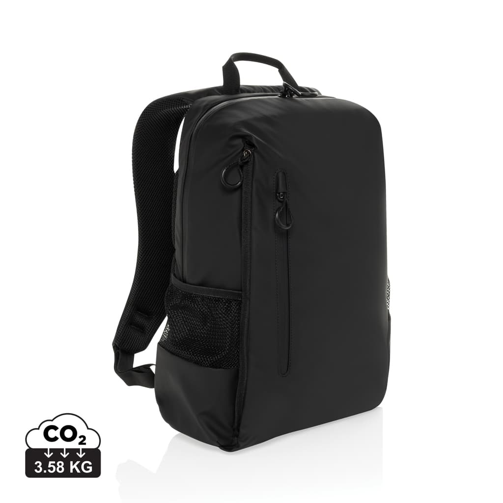 Lima Aware™ RPET water resistant 15.6 laptop backpack — Bags & Travel promotional product