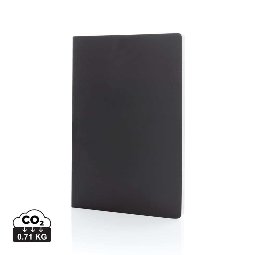 Notebook A5 Impact in carta di pietra con copertina morbida — Portfolio e notebook